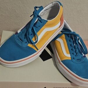 Girls shoes size 2 Vans multi-colored